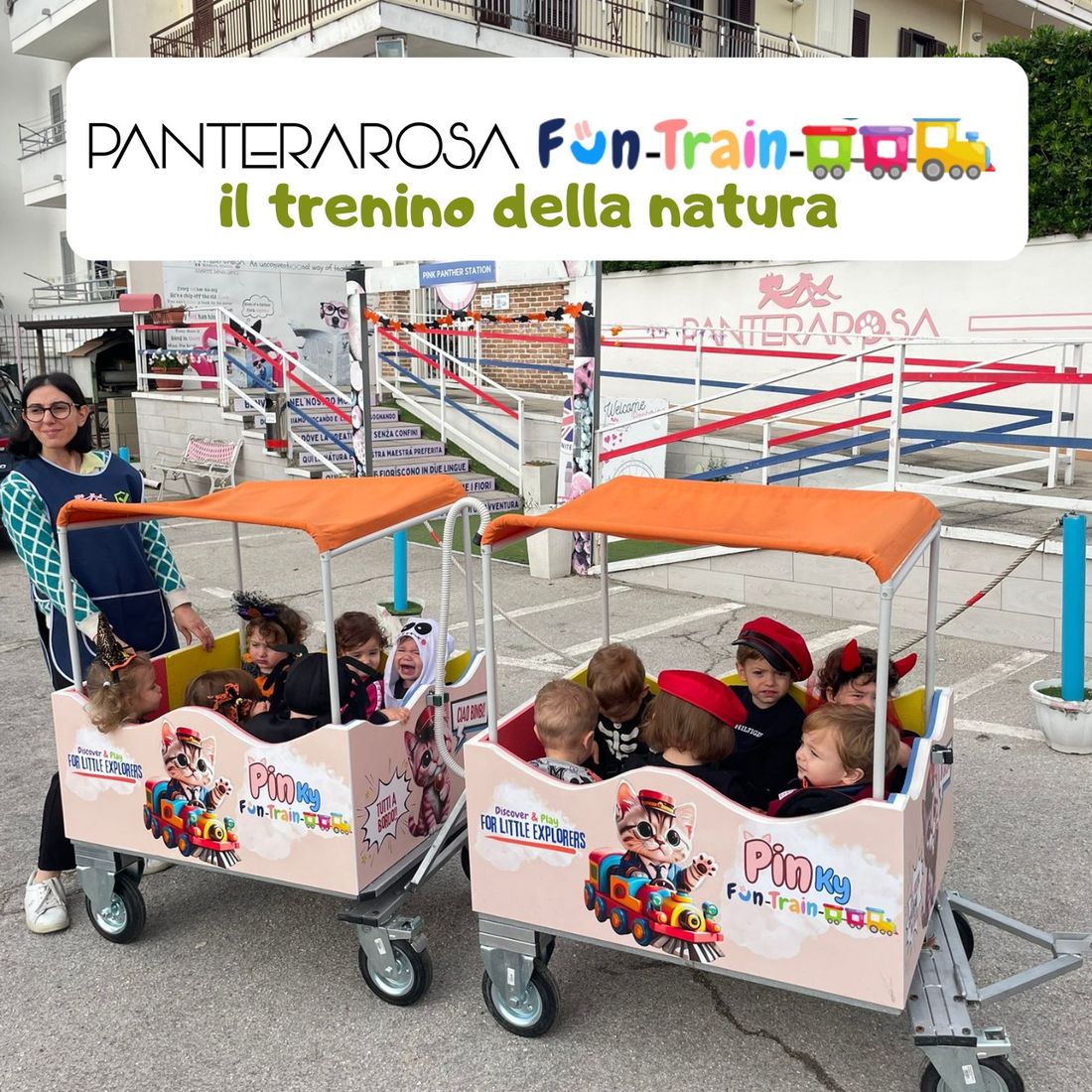 Il Fun Train alla Pink Panther Station