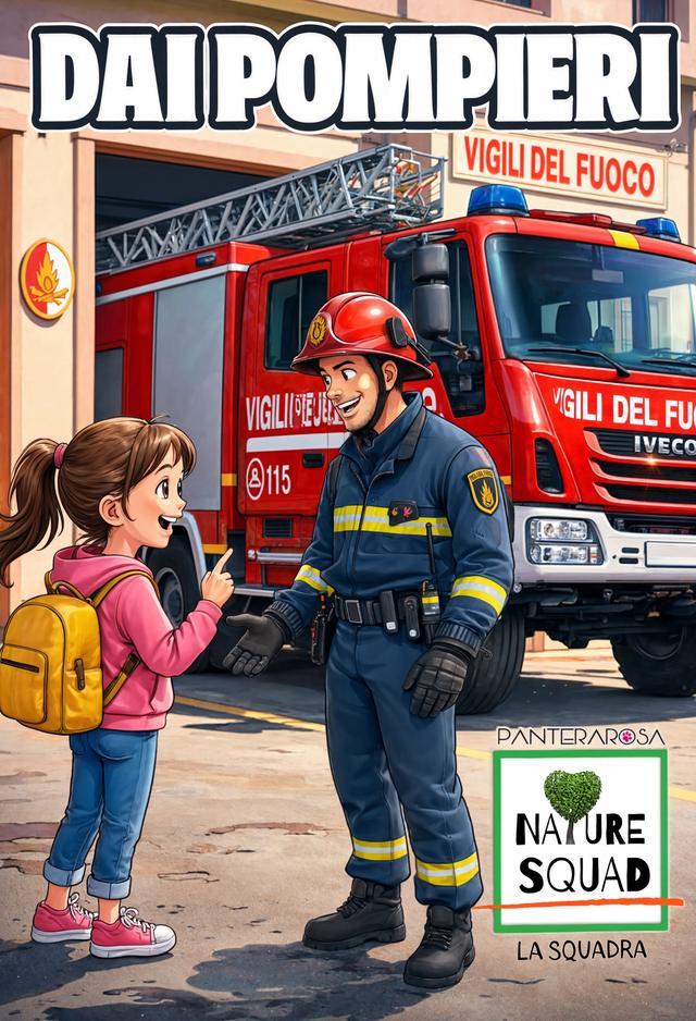 Dai Vigili del Fuoco — illustrazione Nature Squad