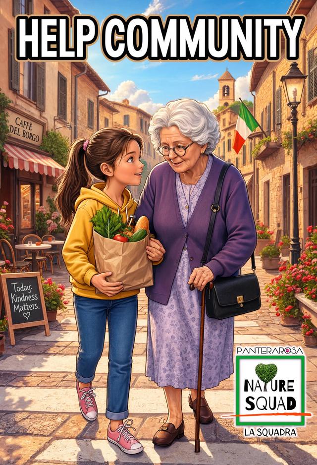 Help Community — illustrazione Nature Squad